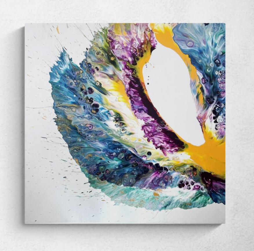 Energized - Acryl auf Keilrahmen 70x70cm - €95,-
