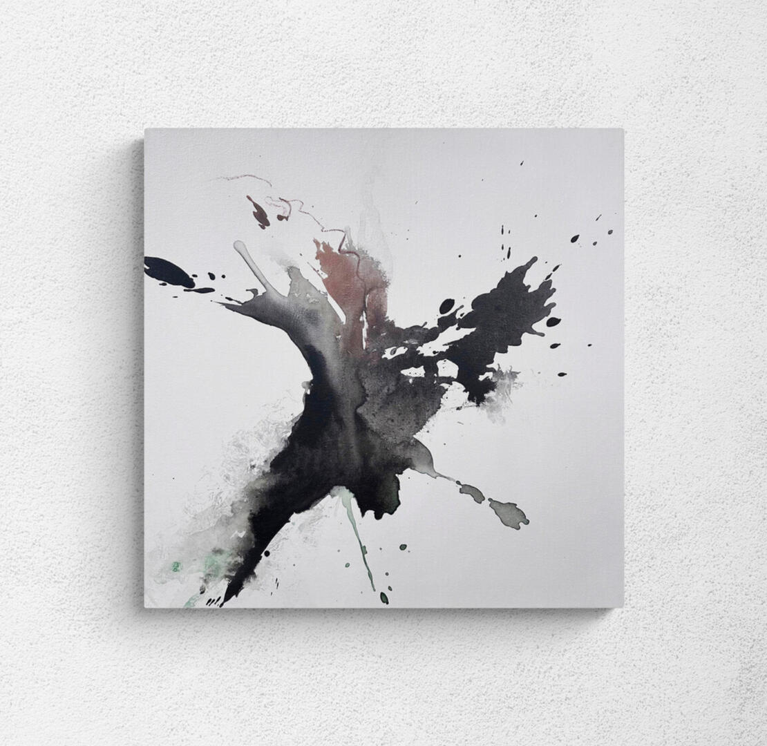 Die Entwicklung III - Acryl auf Keilrahmen 50x50cm - €65,-