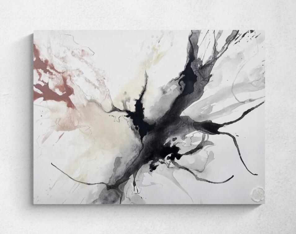 Die Entwicklung - Acryl auf Keilrahmen 60x80cm - €95,-