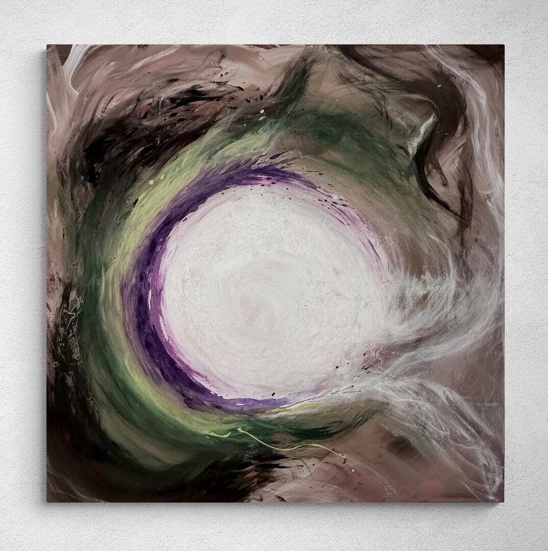 Frequenz #3 - Acryl auf Keilrahmen 100x100cm - €370,-